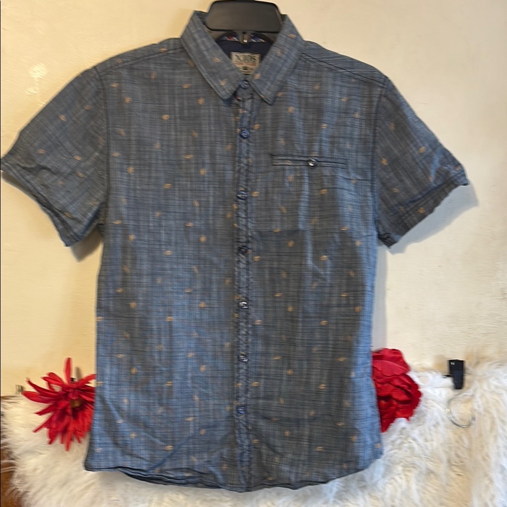MCM Blue Casual Button Down Shirt